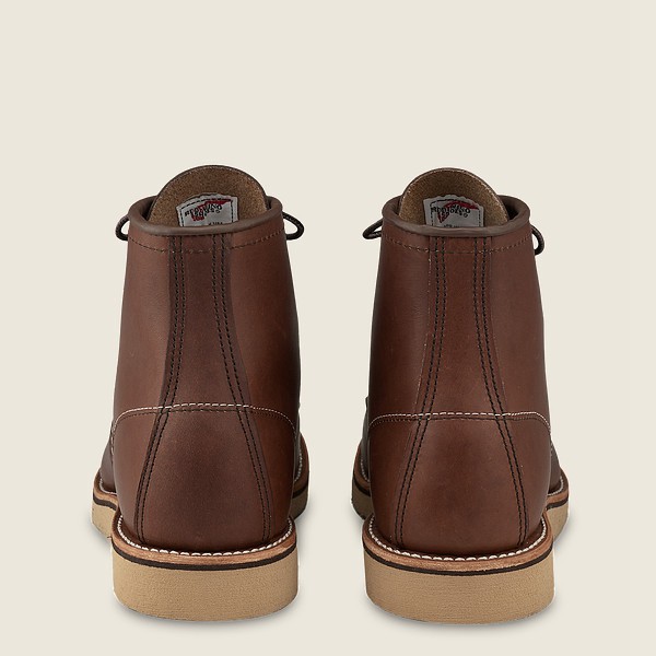 Red Wing Heritage Boots Brown - Red Wing Mens Rover - 6-inch Harness Leather - HESIP-3164